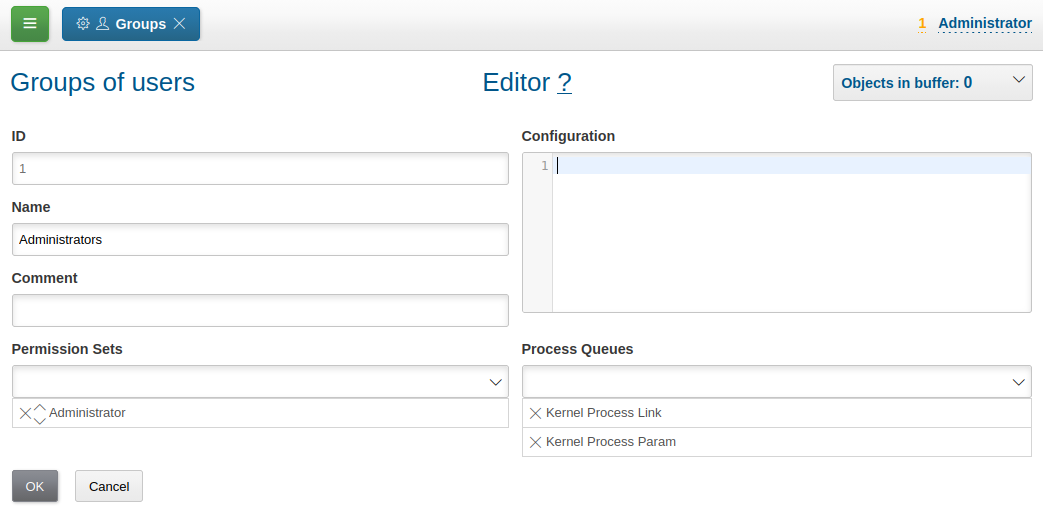 group editor