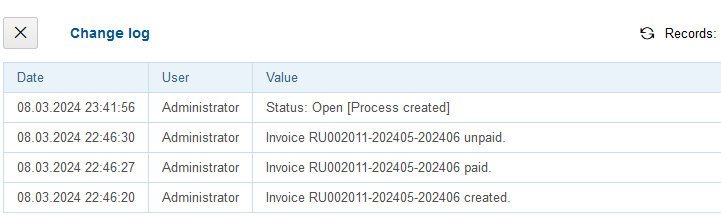 15029 invoice logging