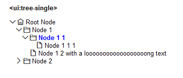 ui single selection tree