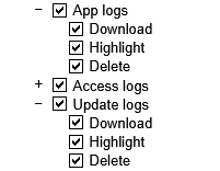 14874 log highlight permission