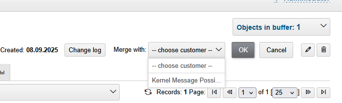 merge choice