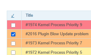 checkbox column