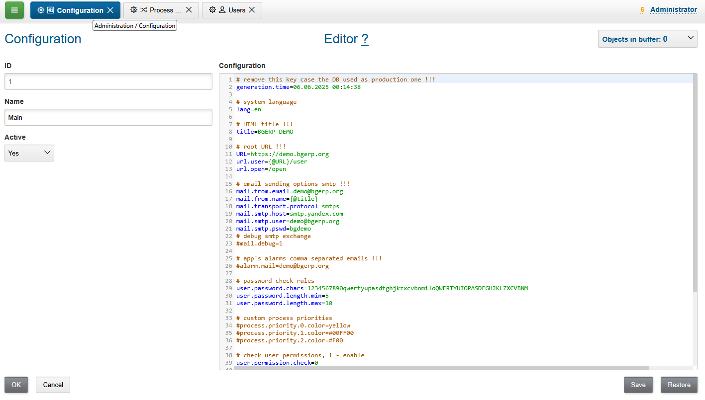 config