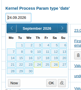 date editor