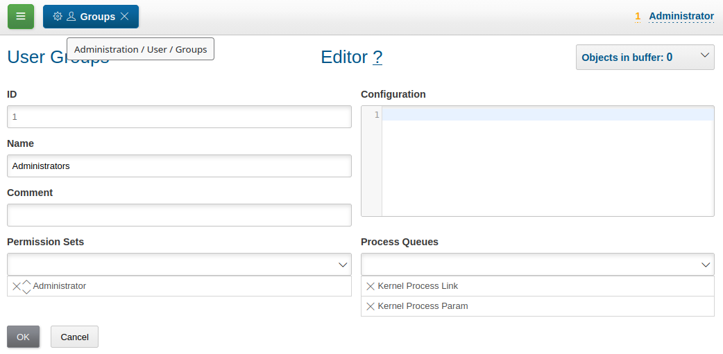 group editor