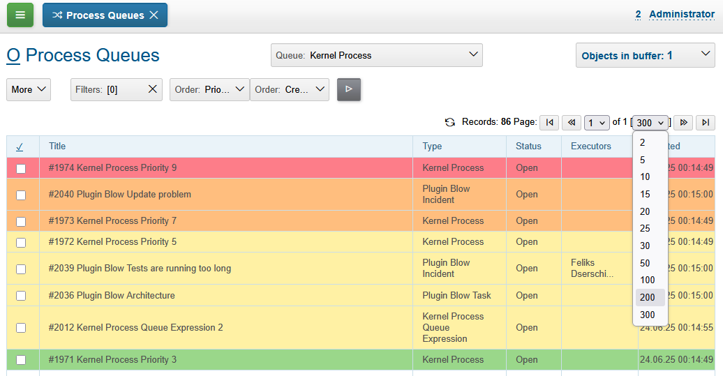 demo page size