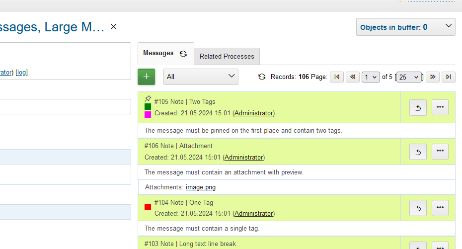 14818 pinned process messages